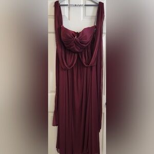 Birdy Grey Burgundy bridesmaid/formal Maxi dress**SOLD**